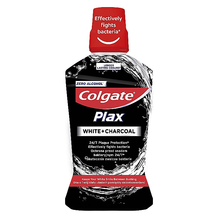 COLGATE Apa de Gura Max White + Charcoal cu Efect de Albire 500 ml [1]