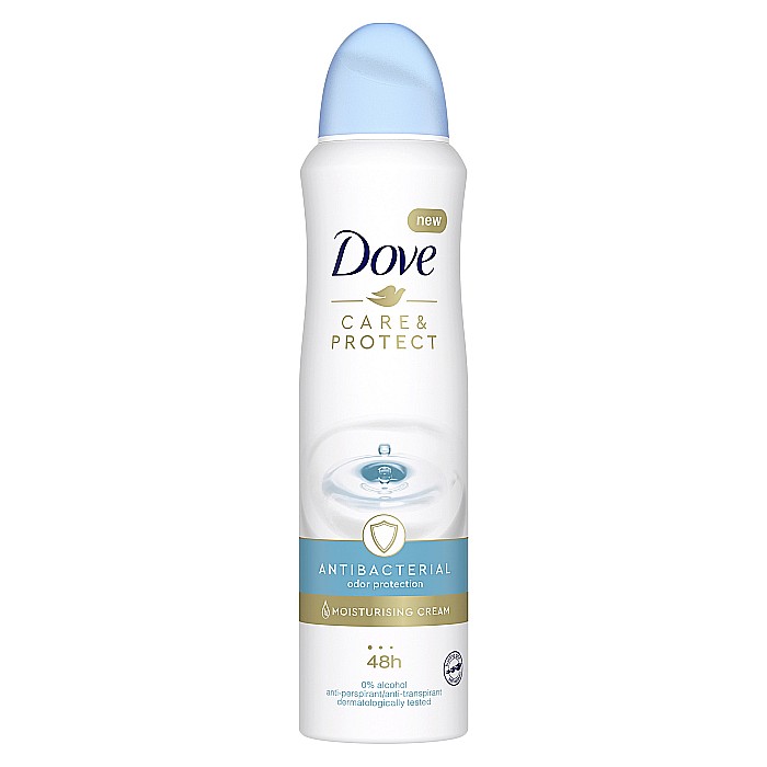 DOVE Antiperspirant Spray Care & Protect ANTIBACTERIAL 150 ml [1]