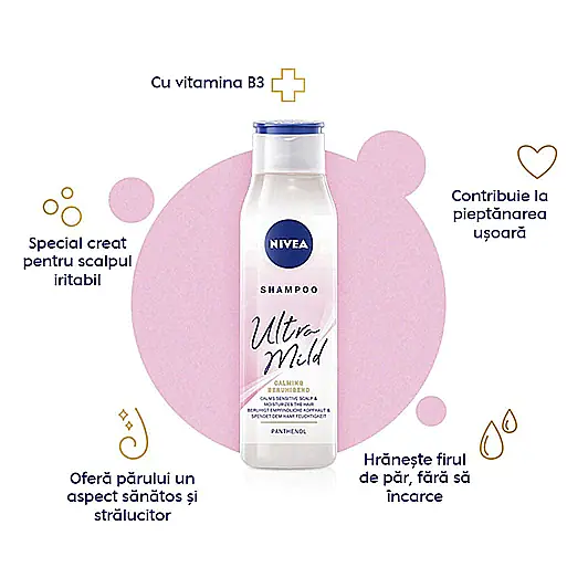 NIVEA Sampon Ultra Mild Calming pt Scalp Iritabil 300 ml [2]