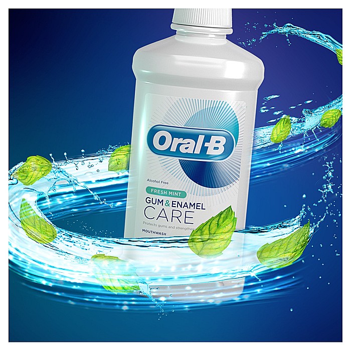 ORAL-B Apa de Gura Fresh Mint Gum & Enamel 500 ml [2]