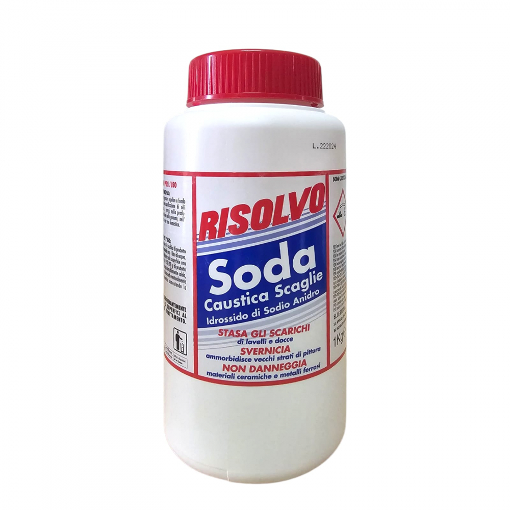 RISOLVO Soda Caustica Fulgi cu Hidroxid de Sodiu 98-99% 1 Kg [1]