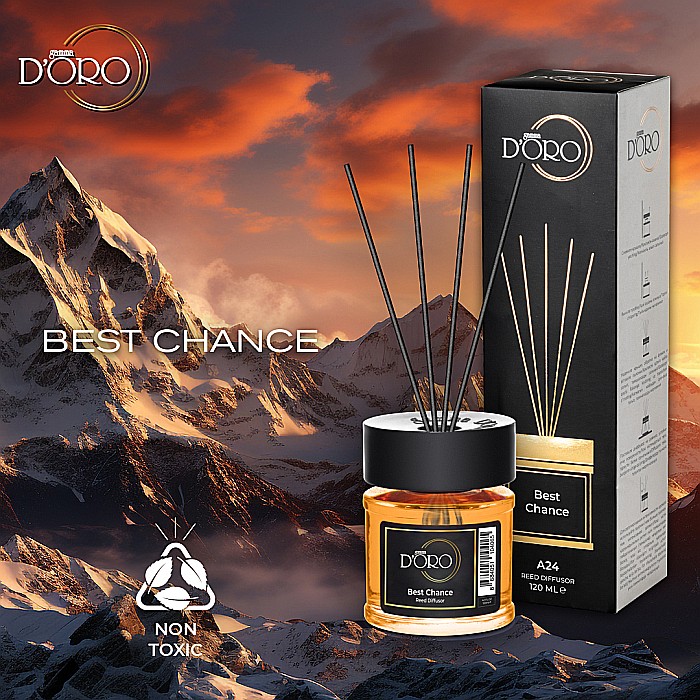Gamma D’ORO NICHE Odorizant Camera cu Betisoare BEST CHANCE 120 ml [2]