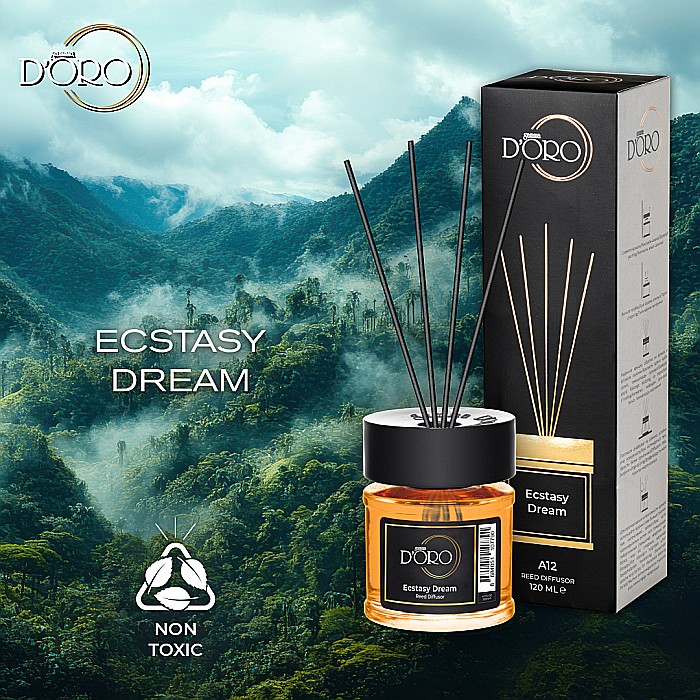 Gamma D’ORO NICHE Odorizant Camera cu Betisoare ECSTASY DREAM 120 ml [2]