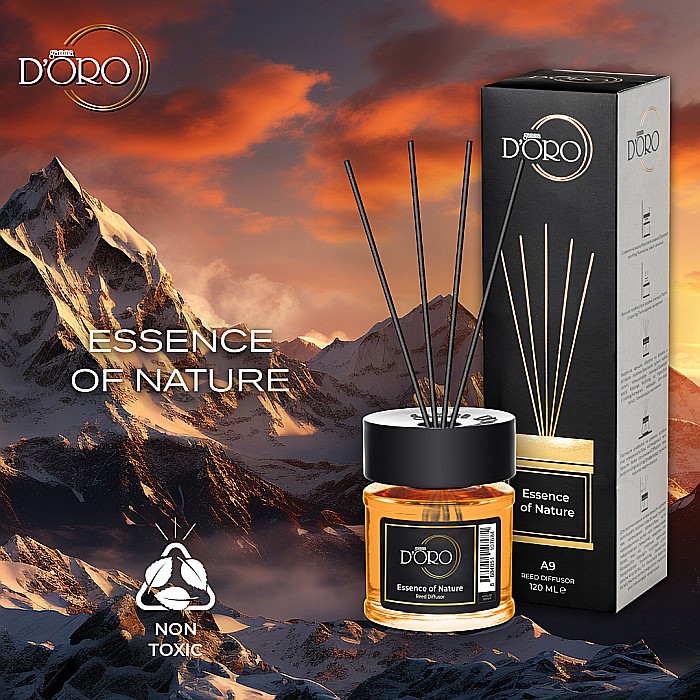Gamma D’ORO NICHE Odorizant Camera cu Betisoare ESSENCE of NATURE 120 ml [2]