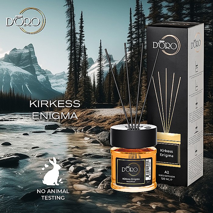 Gamma D’ORO NICHE Odorizant Camera cu Betisoare KIRKESS ENIGMA 120 ml [3]