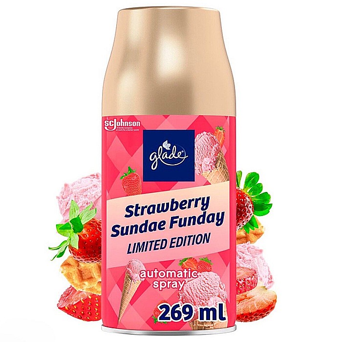 GLADE Spray Rezerva Capsuni & Inghetata 269 ml [2]
