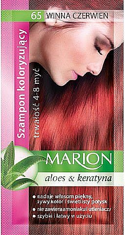 MARION Aloe & Keratin Sampon Nuantator pt Par Nuanta 65 Wine Red 40 ml [1]
