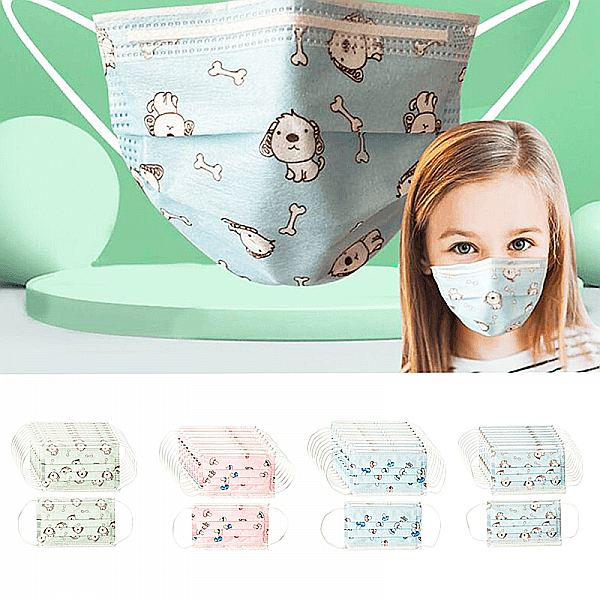 Masca Protectie de Unica Folosinta Pentru Copii Model Animatii Set 50 buc [2]