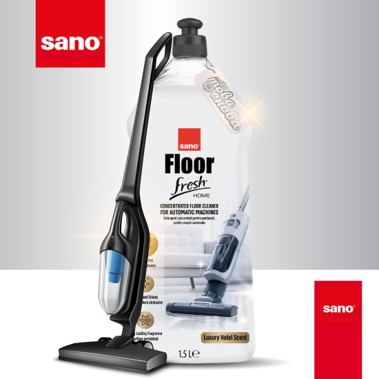 SANO Floor Fresh Luxury Hotel Detergent Pardoseli Fara Spumare pt Aspiratoare cu Spalare 1.5L [2]