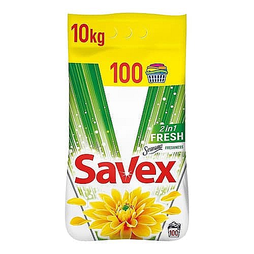 SAVEX Premium Detergent de Rufe Automat Universal FRESH 10 Kg (100 spalari) [2]