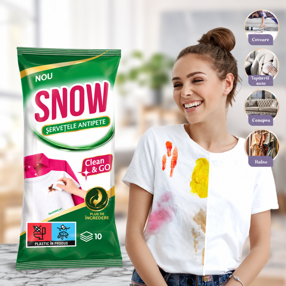 SNOW Servetele  Antipete Clean & Go 10 buc [2]