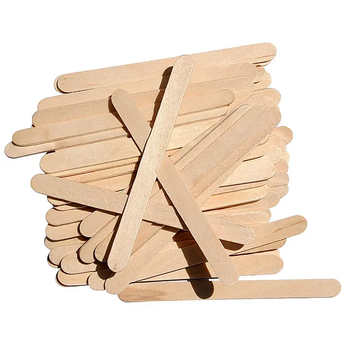 ORANJOLLIE Spatule Medii Lemn Unica Folosinta pt Epilare cu Ceara SET 50 buc [1]