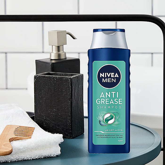 NIVEA MEN Sampon pt Par Gras Fresh 250 ml [2]