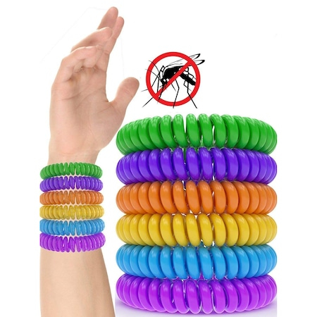 VAPA Bratari din Slicon Anti Tantari Aromatizate cu Citronella Diverse Culori Set 6 Bucati [2]