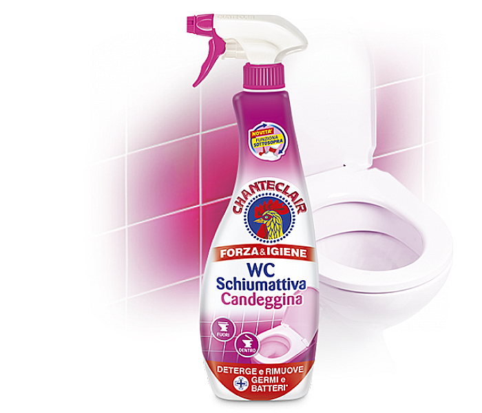 CHANTE CLAIR Forza & Igiene Spuma Activa cu Clor pt WC 625 ml [2]