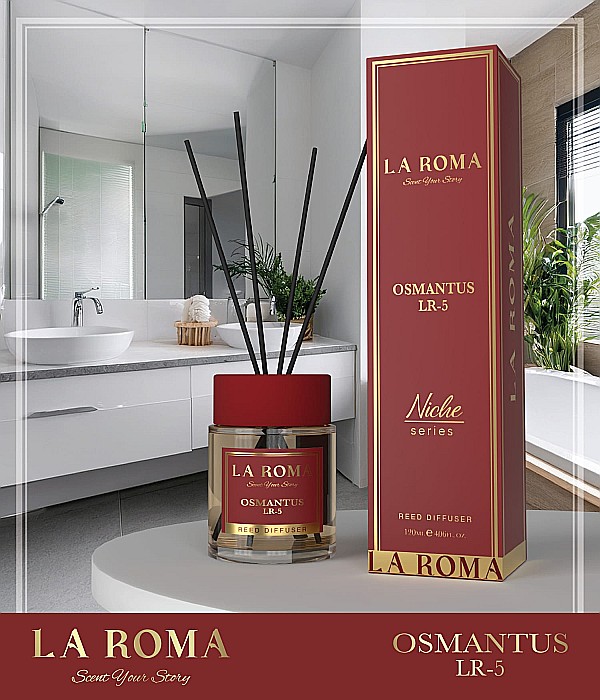 LA ROMA NICHE Odorizant Camera cu Betisoare OSMANTUS 120 ml [2]