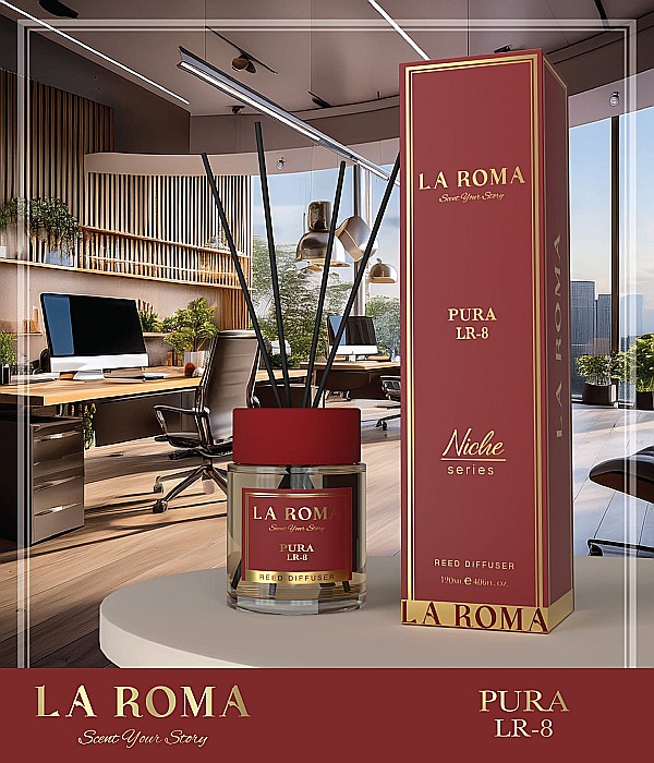LA ROMA NICHE Odorizant Camera cu Betisoare PURA 120 ml [2]