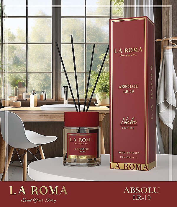 LA ROMA NICHE Odorizant Camera cu Betisoare ABSOLOU 120 ml [2]