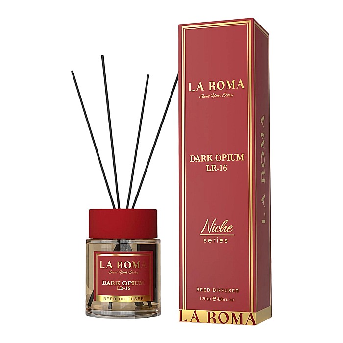 LA ROMA NICHE Odorizant Camera cu Betisoare DARK OPIUM 120 ml [1]