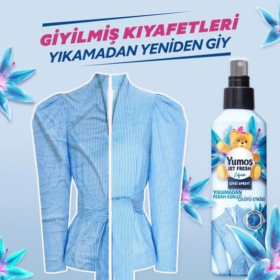 YUMOS Jet Spray Odorizant Textile Anti Sifonare - Elimina Cutele Crin 200 ml [2]