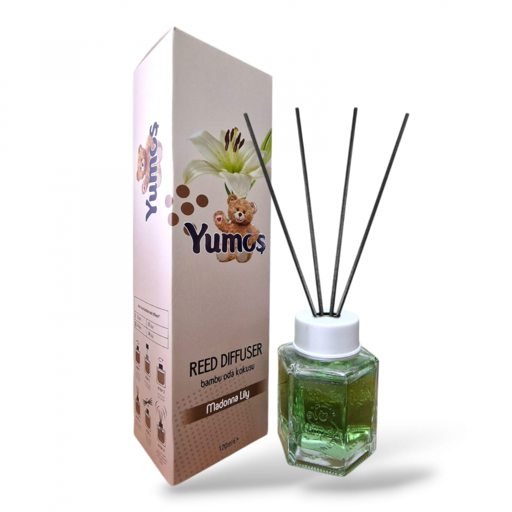 YUMOS Odorizant Camera cu Betisoare CRIN ALB 120 ml [1]
