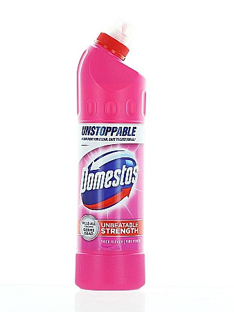 Produse Dezinfectante-Antibacteriene - DOMESTOS Solutie Dezinfectant WC Pink 750 ml