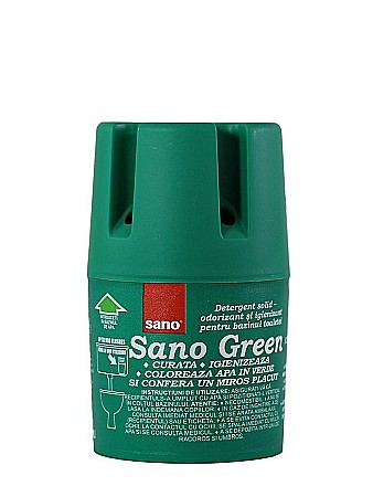 Produse de uz casnic - SANO Odorizant Bazin WC GREEN 150g