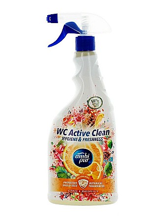 Produse de uz casnic - AMBI PUR Spray pt Curatat Vasul de Toaleta Citrus & Waterlilly 750 ml