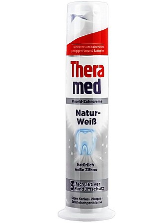 Igiena orala - THERAMED Pasta de Dinti cu Pompa Natur-WeiB 100 ml