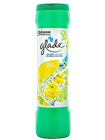 Reduceri - GLADE Shake n’Vac Pudra Parfumata pt Covoare Fresh Lemon 500 g