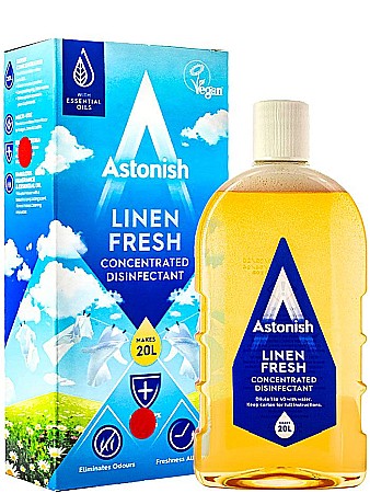 Diverse produse de uz casnic - ASTONISH Dezinfectant Concentrat Universal Fresh Linen 500 ml