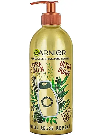 Ingrijirea parului - GARNIER Recipient cu Pompa Gol (Reincarcabil) pentru Sampon 500 ml