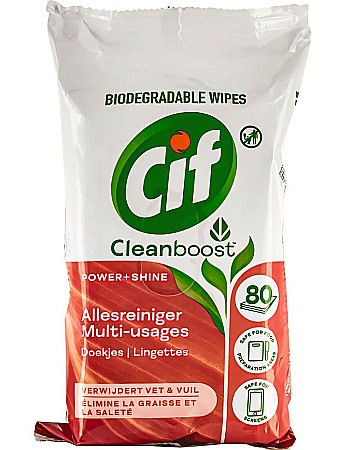 Servetele Umede - CIF Power+Shine Servetele Umede Multisuprafete 80 buc