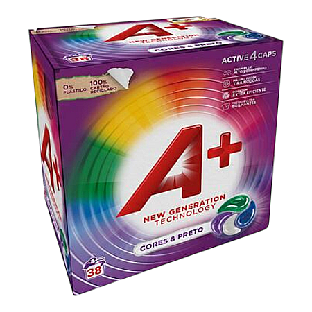A+ Ariel Detergent Capsule Active 4 Color 38 buc