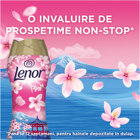 LENOR Unstoppables Perle Parfumate Pentru Rufe Japanese Blossom 195 g [1]