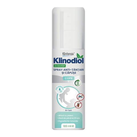 Combaterea Insectelor Daunatoare - KLINODIOL Spray Emulsie Anti Tantari si Capuse pt Copii 100 ml