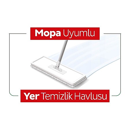 SLEEPY Lavete Umede pt Pardoseli cu Bicarbonat, Otet Alb, Eucalipt – Bleach Additive, 50 Buc [1]