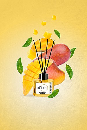Gamma D'ORO Odorizant Camera cu Betisoare MANGO 120 ml [1]