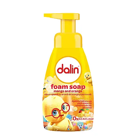 Sapunuri - DALIN Sapun Spuma cu Pompa Mango 200 ml