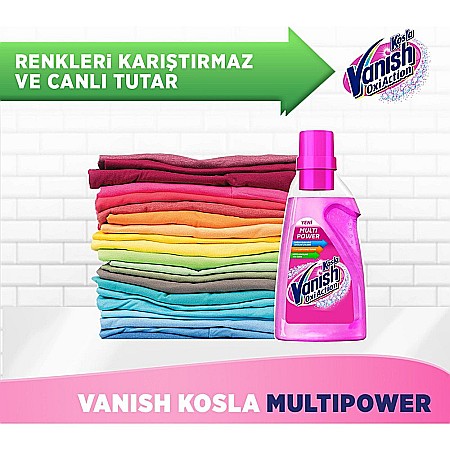 VANISH Oxi Action Gel Concentrat pt Indepartarea Petelor Haine Color 1.5L [1]