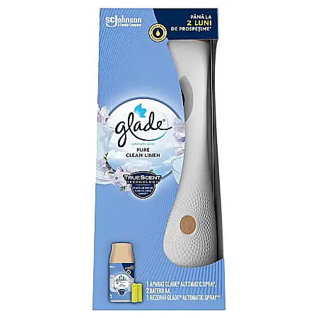 Odorizante - GLADE Aparat Odorizant Camera+Rezerva Pure Clean Linen 269 ml