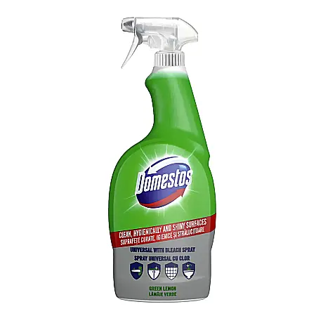Produse de uz casnic - DOMESTOS Spray Universal cu Clor si Parfum de Lamaie Verde 750 ml