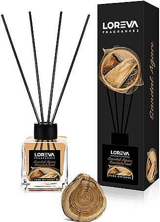 Odorizante - LOREVA Odorizant Camera cu Betisoare LEMN de SANTAL 100 ml