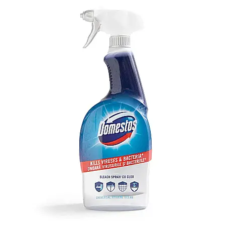 Produse de uz casnic - DOMESTOS Spray Universal cu Clor si Parfum de Ocean 750 ml