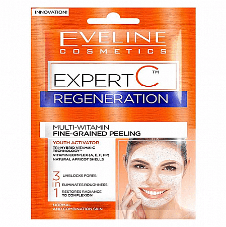 Masca Faciala - EVELINE COSMETICS Masca de Fata Regeneration 3in1 Expert C 2 x 5 ml