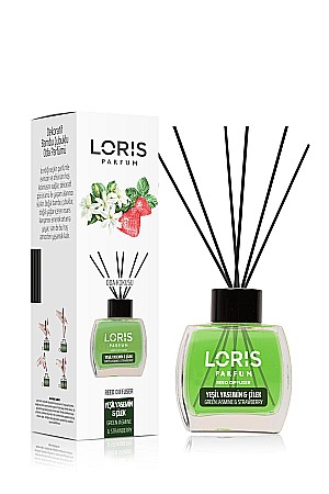 LORIS Odorizant cu Betisoare 120 ml - LORIS Odorizant Camera cu Betisoare IASOMIE & CAPSUNA 120 ml