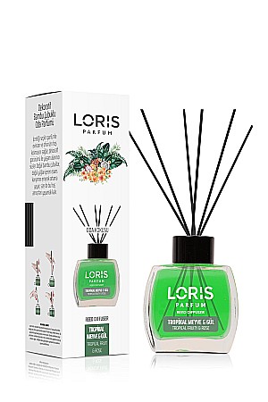 Reduceri - LORIS Odorizant Camera cu Betisoare FRUCTE TROPICALE & TRANDAFIR 120 ml