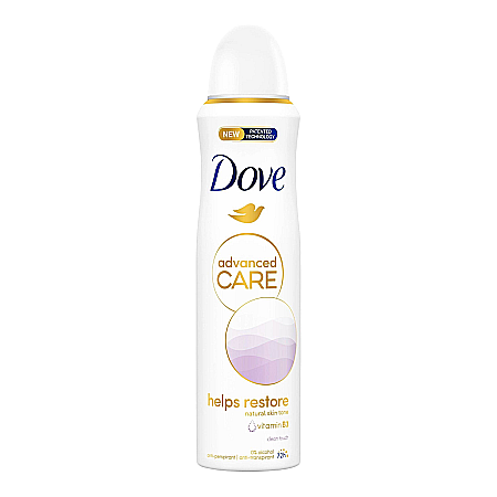 Spray - DOVE Advanced Care Antiperspirant Spray 72H Vitamin B3 HELPS RESTORE 150 ml