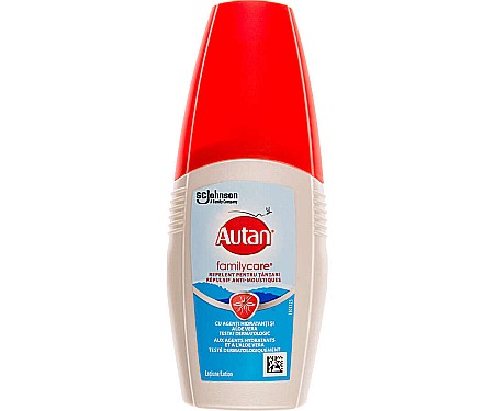 Combaterea Insectelor Daunatoare - AUTAN Family Care Repelent Lotiune Anti-Tantari cu Aloe Vera 100 ml
