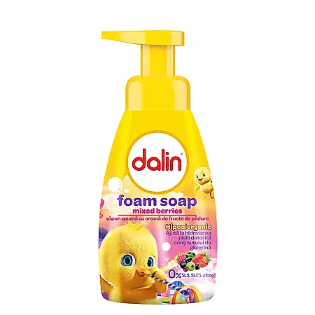 Sapunuri - DALIN Sapun Spuma cu Pompa Fructe de Padure 200 ml